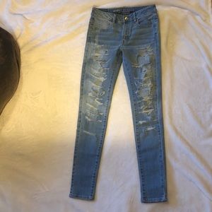 American eagle Super stretch Hi Rise Jegging